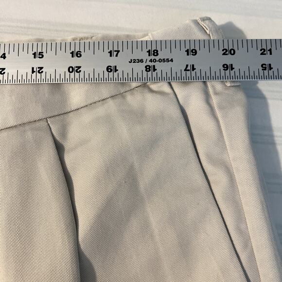 Haggar Mens Work To Weekend Khaki Chino Pants Sz 42 Tan No Iron Preppy Business - Picture 9 of 11